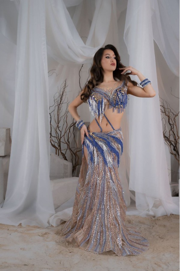 Professional bellydance costume (Classic 431 a-available)